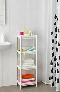 Etajera IKEA Vesken 36x23x100 Alb