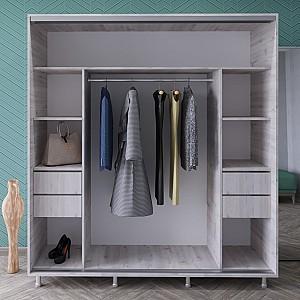 Dulap-cupe PS DX-180 Stejar Cortona