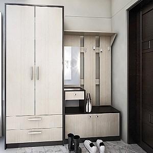 Antreu PS P-1+ Dulap S-82 (2 sert.) (bară) Wenge/Chamonix Deschis