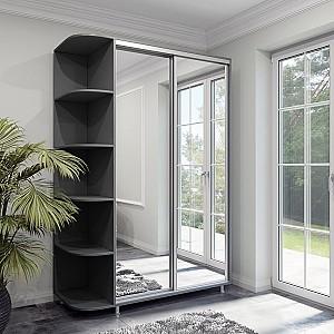 Dulap-cupe Arta Mobilei Armadio G1510 (cu anexă) Antracit