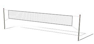 Plasa PlayPark Volei si Tenis cu plasa TVS-22