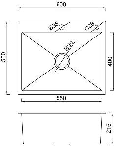 Chiuveta de bucatarie Gappo GS6050-6