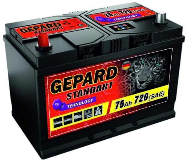 Acumulator auto GEPARD 75Ah 720A