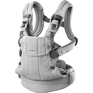 Marsupiu pentru bebelusi BabyBjorn Harmony Light Grey