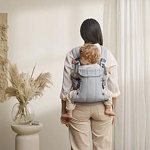 Marsupiu pentru bebelusi BabyBjorn Harmony Light Grey