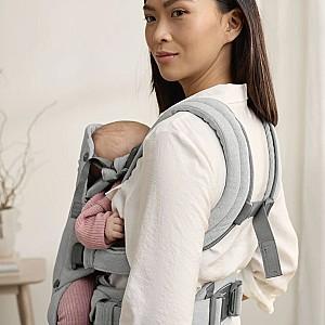 Marsupiu pentru bebelusi BabyBjorn Harmony Light Grey