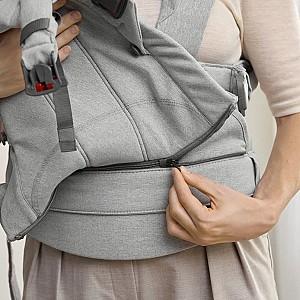 Marsupiu pentru bebelusi BabyBjorn Harmony Light Grey