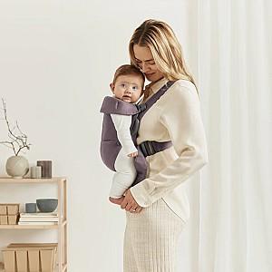 Marsupiu pentru bebelusi BabyBjorn Mini Dark Purple