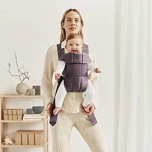 Marsupiu pentru bebelusi BabyBjorn Mini Dark Purple