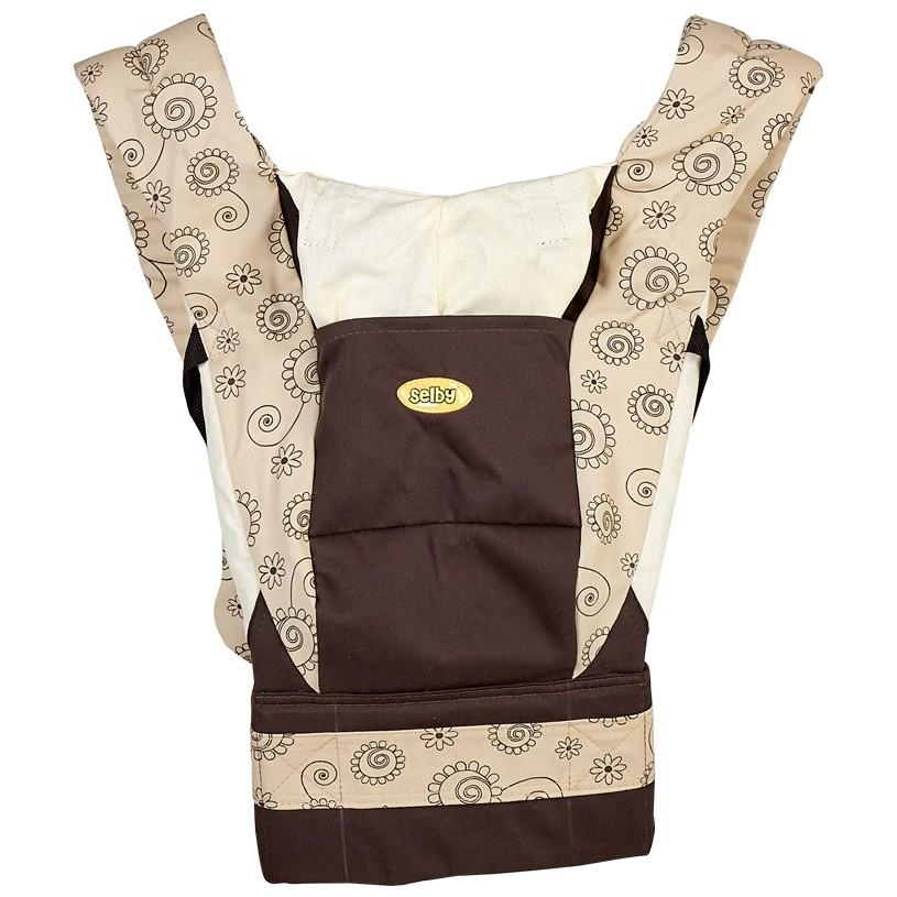 Marsupiu pentru bebelusi Selby Freedom Kangaroo Chocolate/Beige