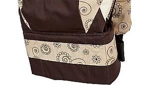 Marsupiu pentru bebelusi Selby Freedom Kangaroo Chocolate/Beige