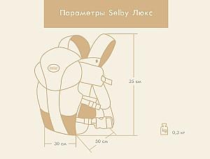 Marsupiu pentru bebelusi Selby Kangaroo Lux Grey