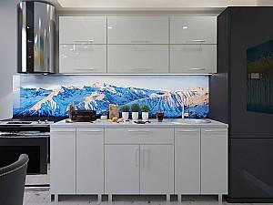 Set mobila bucatarie PS Modern 1.8 m (MDF lucioasa) Bianco