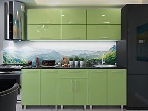 Set mobila bucatarie PS Modern 1.8 m (MDF lucioasa) Verde