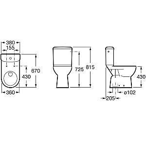 Rezervor WC Roca Acces Compacto (A341230000)