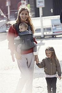 Marsupiu pentru bebelusi BabyBjorn One Denim Grey