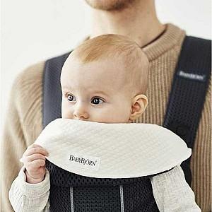 Marsupiu pentru bebelusi BabyBjorn Mini Anthracite 3D Mesh