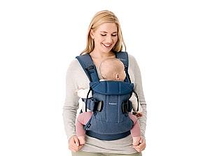 Marsupiu pentru bebelusi BabyBjorn One Denim Midnight Blue