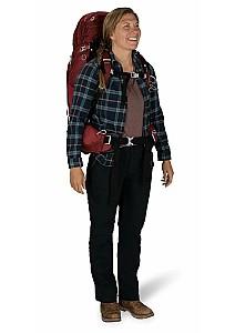 Rucsac sportiv Osprey Aura AG 65 WM/WL (Berry Sorbet Red)