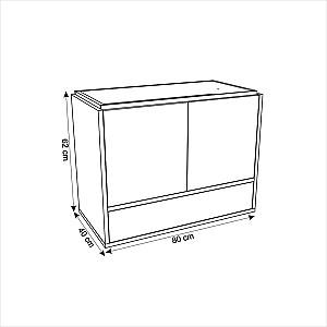 Dulap sub lavoar Aquatoria 56.01 Loft 800x400