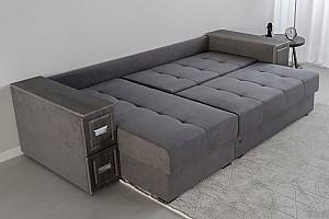 Canapea coltar IM EDINBURGH 2 Lemon 25 (Gri Închis)