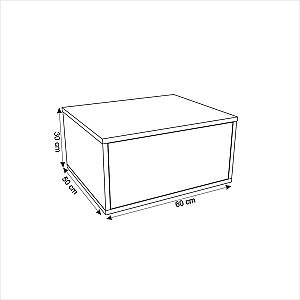 Dulap sub lavoar Aquatoria 50.01 Terra 600x500/Naomi 455x455