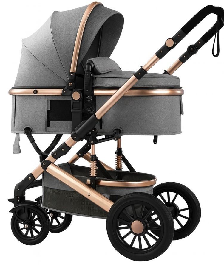 Carucior 2 in 1 4Play AT81 Golden Grey
