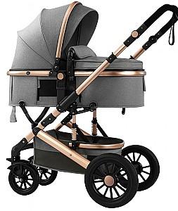 Carucior 2 in 1 4Play AT81 Golden Grey