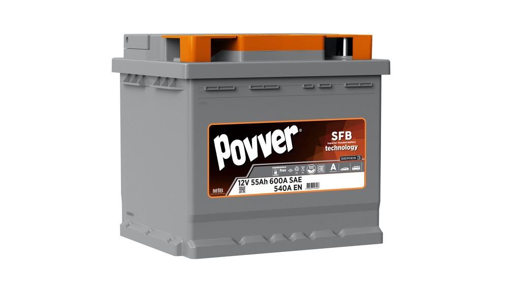 Acumulator auto POVVER 55Ah (Mutlu) S3