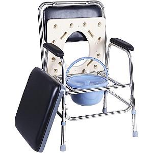 Scaun de baie pentru persoane cu dizabilitati 4Life AT48 Black