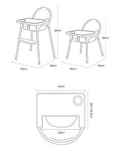 Scaun de masa simplu 4Play AT38 Pink