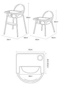 Scaun de masa simplu 4Play AT36 Blue