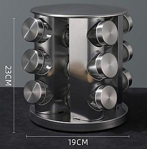 Recipiente pentru condimente 4Life Carousel AT27 Silver