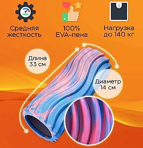 Rola pentru masaj 4Play AT8 33x14 cm Pink Blue