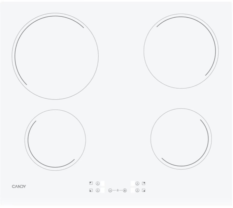 Plita incorporabila electrica CANDY CH64CCW
