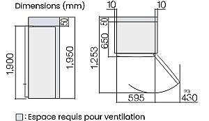 Frigider Hitachi R-BGX411PRU0 (GBK)