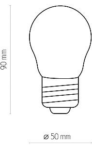 Bec led TK Lighting Amber 3572
