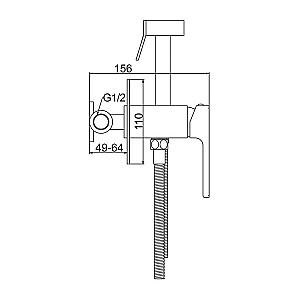 Baterie pentru bideu Gappo G7217-3
