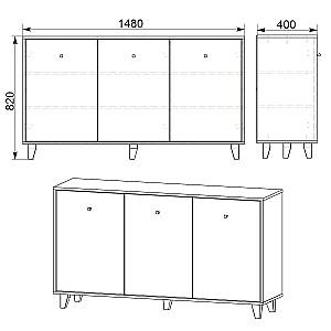 Comoda KompaniT 30 Stejar Sonoma