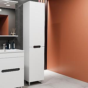 Dulap penal Bayro Etna cu coș 416x1900 Drept Alb Mat