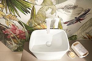 Baterie pentru lavoar Armatura Malaga Alb 124002