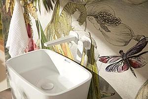 Baterie pentru lavoar Armatura Malaga Alb 124002