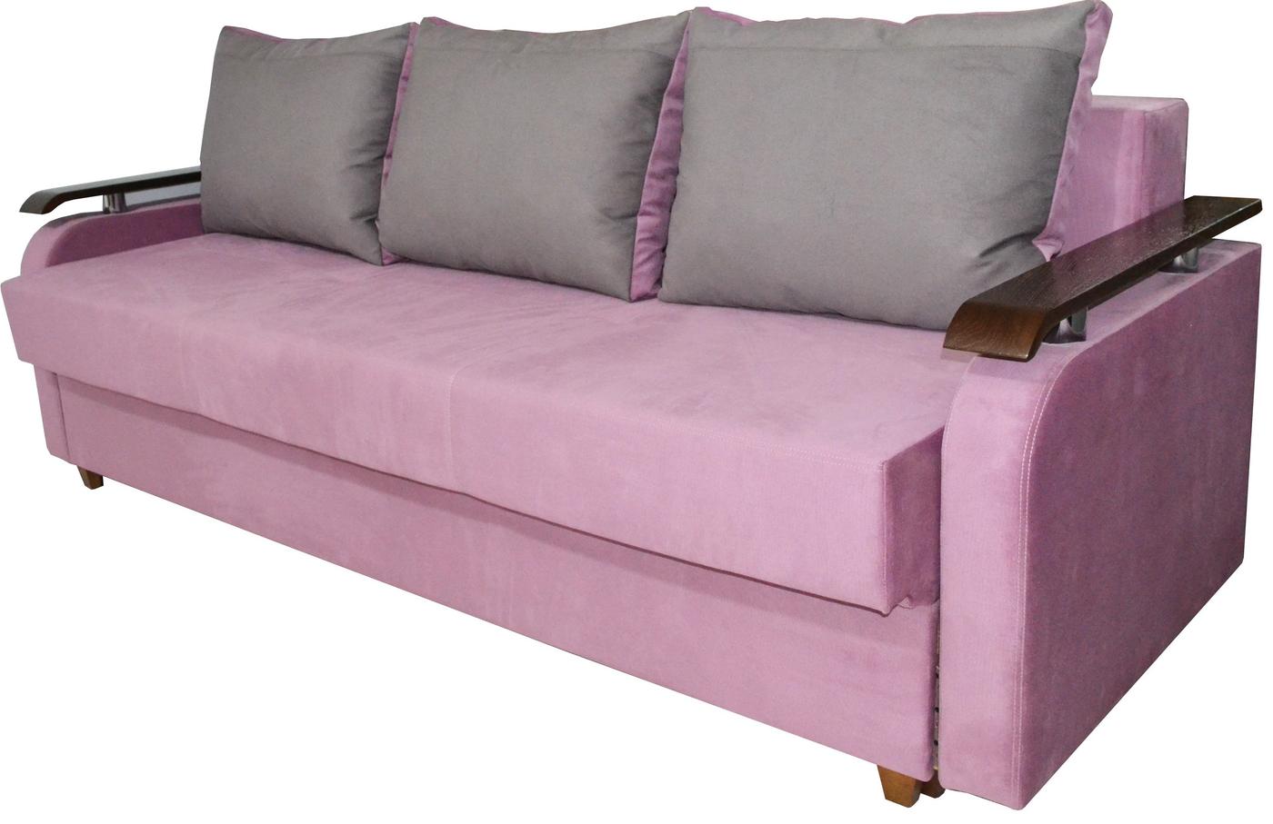 Canapea Viitorul Odihna Stejar Deschis / Cabrio nr.9 Violet (Cotiere din lemn)