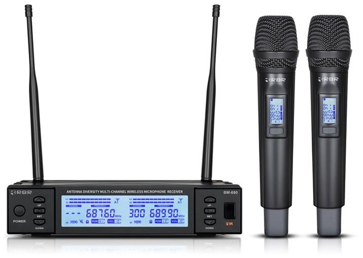 Microfon fara fir RBR BM-680 (2 microfoane)