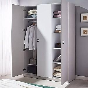 Dulap Ambianta Amigo 3D Gri / Alb