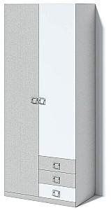 Dulap Ambianta Amigo 2D Gri / Alb