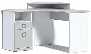 Masa pentru calculator Ambianta Amigo (colt) Gri / Alb