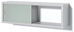 Raft de perete Ambianta Amigo 1.3 m (sticla) Gri / Alb