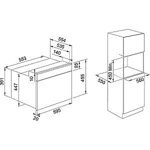 Cuptor cu microunde incorporabil Franke FMY 45 MW BK (131.0632.660)