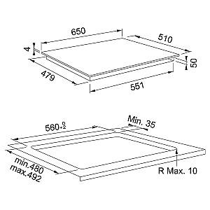 Plita incorporabila electrica Franke FSM 654 I F BK ( 108.0606.108 )